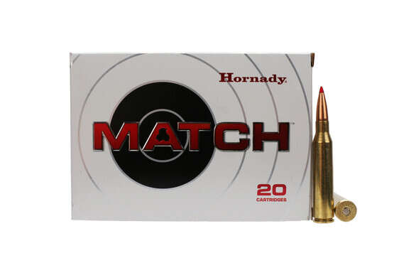 Hornady Match .338 Lapua 285gr ELD Match Ammo comes in a box of 20